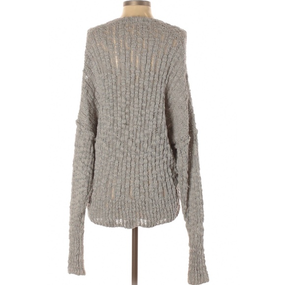 Free People Gray Knit Cardigan - Picture 2 of 6